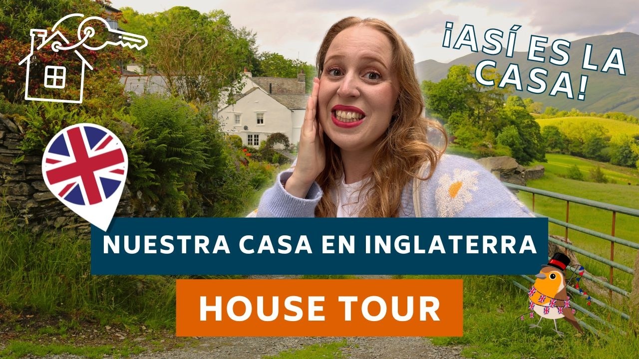HOUSE TOUR de nuestra casita en Inglaterra | Cumplimos nuestro sueño 🏡✨ Antes de la REFORMA