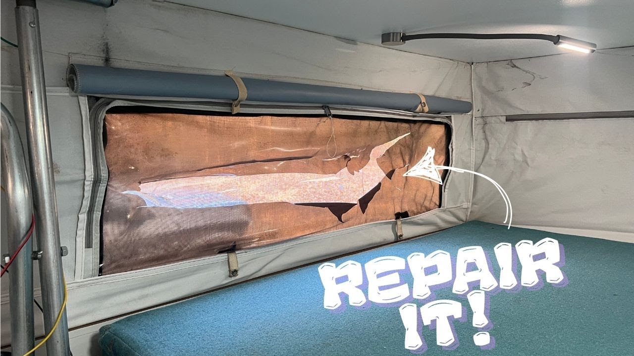 Ремонт виниловых окон Pop Up Camper