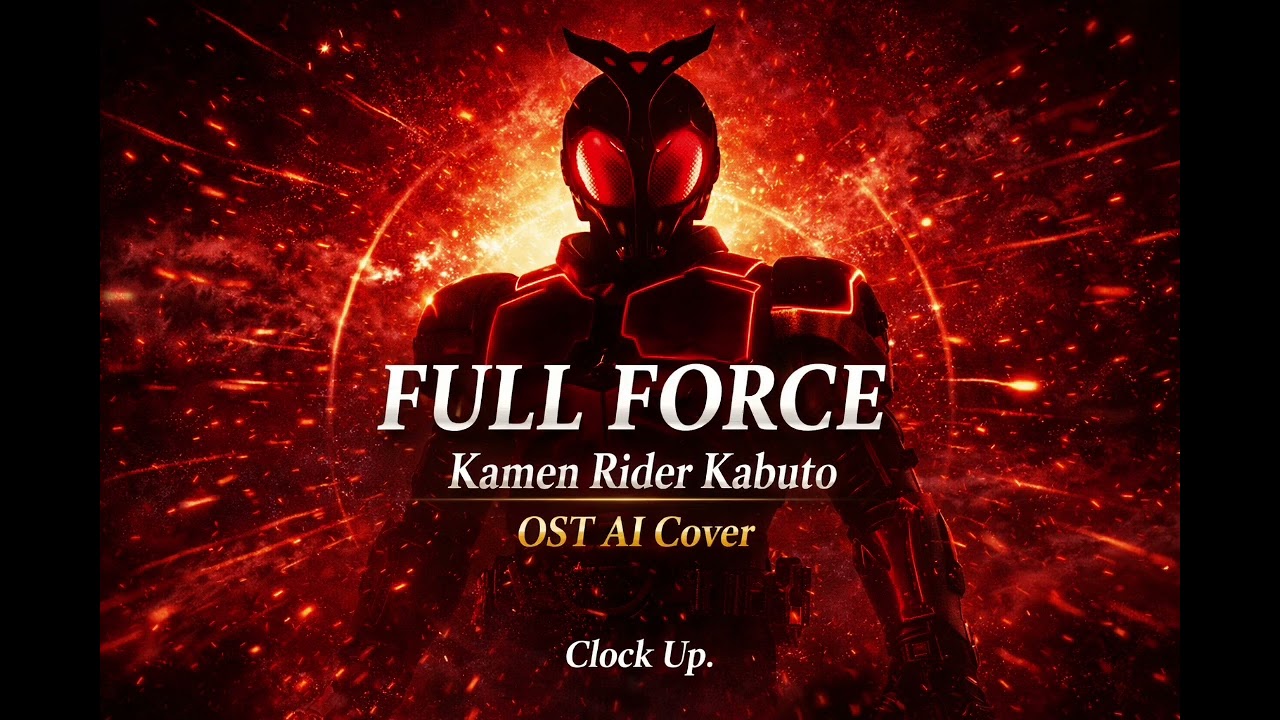仮面ライダーカブト - FULL FORCE (AI Cover) | Epic Metal Version