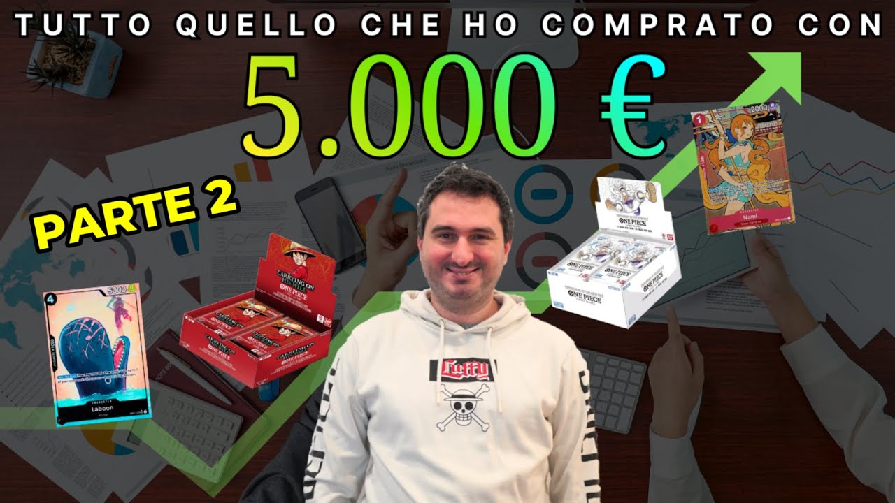 TUTTI i Miei ACQUISTI e INVESTIMENTI nel MERCATO TCG di ONE PIECE - ANALISI CARTE e MERCATO Parte 2