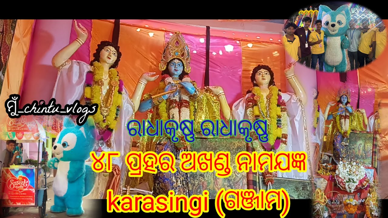 ଆସ ଯିବା ଆମ ଗାଁ କୁ ଦେଖିବା୪୮ ପ୍ରହର ଅଖଣ୍ଡ ନାମଯଜ୍ଞ🥺🙏#ମୁଁ_chintu_vlogs @chintu290 