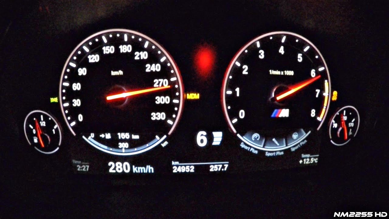 2016 BMW X6M F86 Launch Control 0-280km/h Acceleration