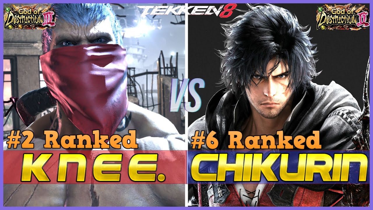 T8 ▰ KNEE (№2 в рейтинге Брайан) против CHIKURIN (№6 в рейтинге Клайв) ▰ Геймплей Tekken 8 высоко...