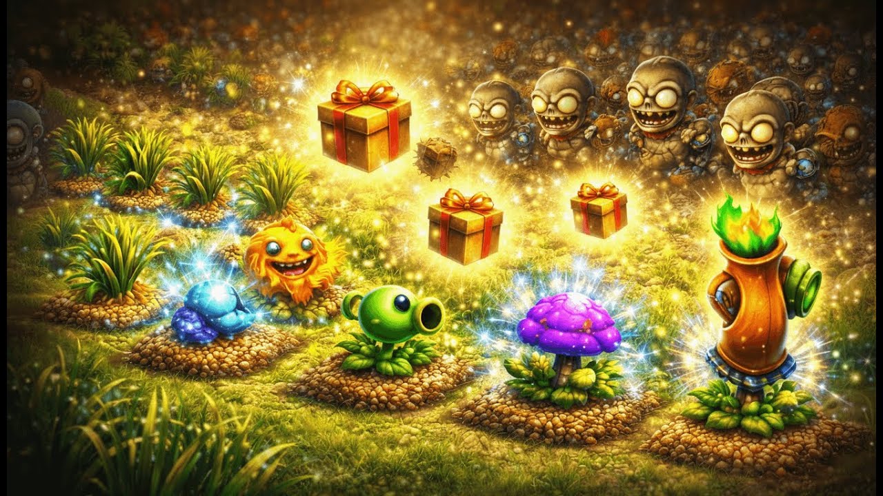 00:42 Zombie Tí Hon Tặng QUÀ Khủng 🌾 Ghép Được Bao Nhiêu Cây? | PVZ RH Fusion