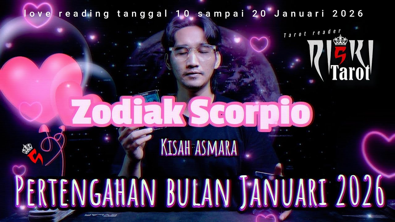 Zodiak Scorpio,Energi tarot di asmara pertengahan bulan Januari 2026,di Chanel Riski Tarot