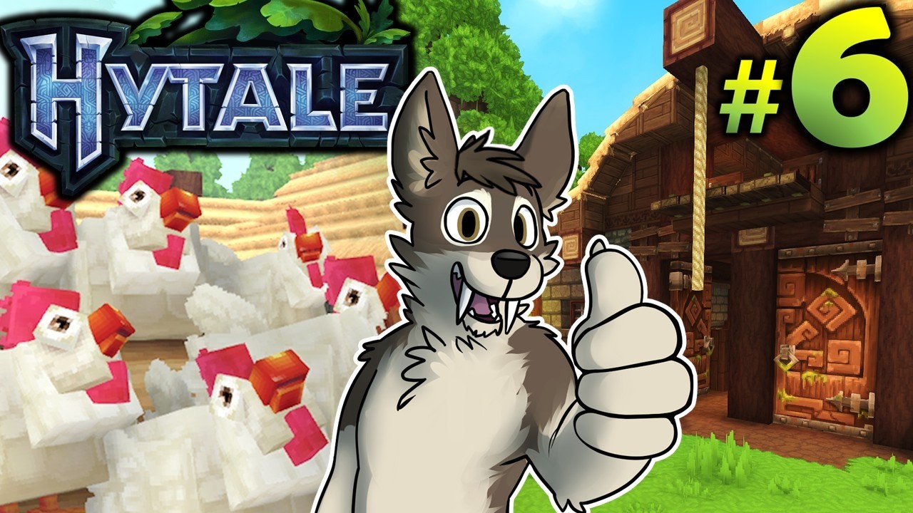🎵OLD MAC VOLTORN HAD A BARN🎵|| HYTALE Let's Play Part 6 (Blind) || HYTALE EARLY ACCESS Gameplay