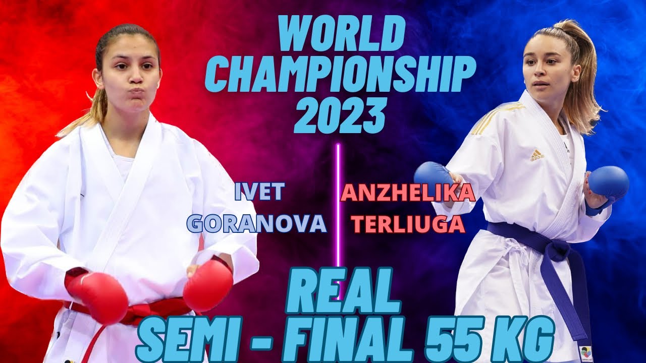 SCANDAL Anzhelika Terliuga - Ivet Goranova Semi-final World Championship 2023 Budapest Kumite -55
