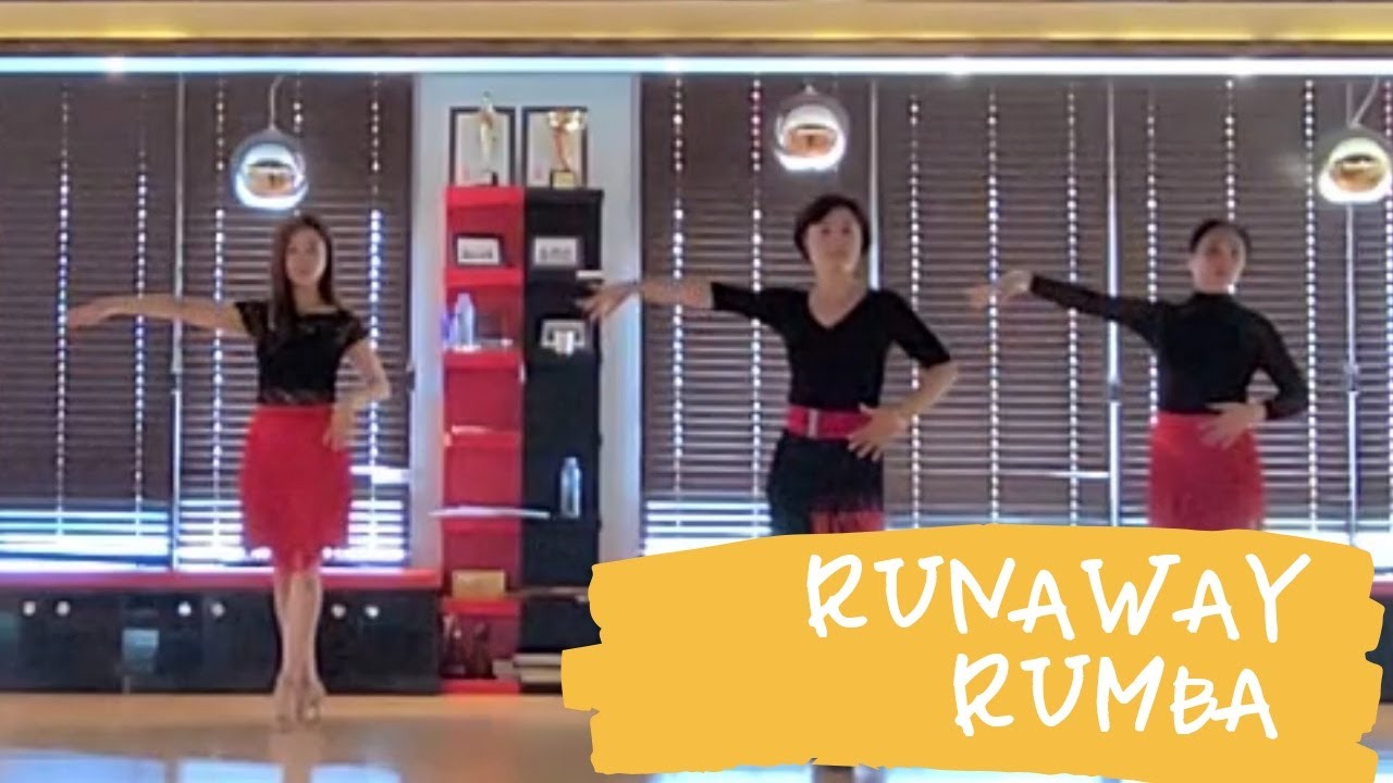 Runaway Rumba Line Dance (Beginner)-Demo