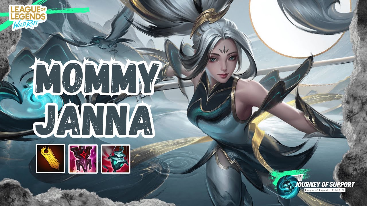 Mommy Janna Gameplay | League of Legends : Wild Rift