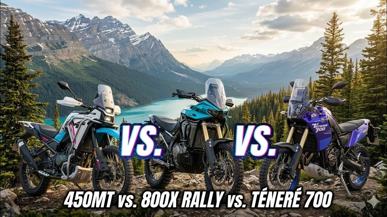 🏁 3x Reiseenduro und doch ganz anders 🏁 Tenere 700 vs. KOVE 800X Rally vs. CF Moto 450 MT 🏁