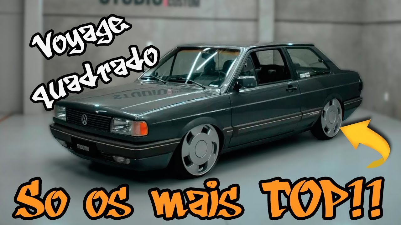 TOP Voyage Quadrado rebaixado de roda aro 17 e 18 fixa ar e turbo