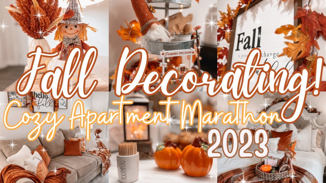 HUGE Fall Decorate With Me MARATHON 2023! Super Cozy Fall Decor Inspo 2023! Cozy Fall Decorate 2023
