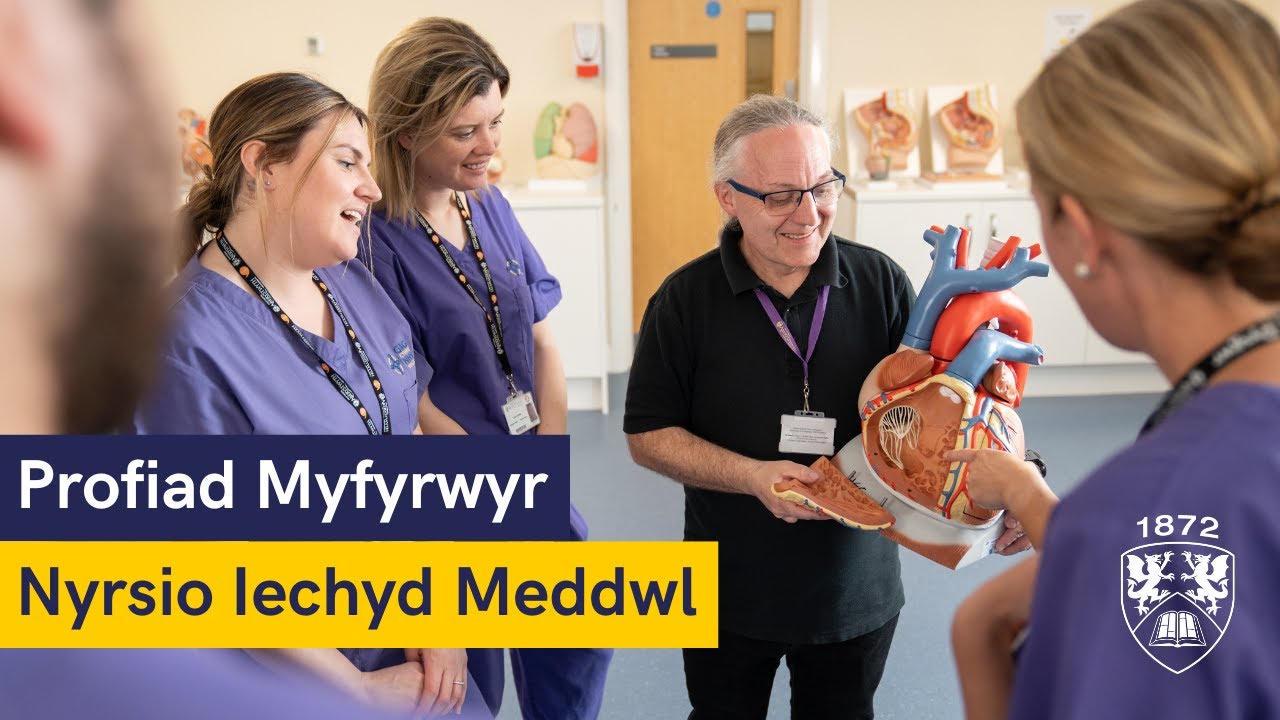 Nyrsio Iechyd Meddwl - Profiad Myfyrwyr yn Aberystwyth