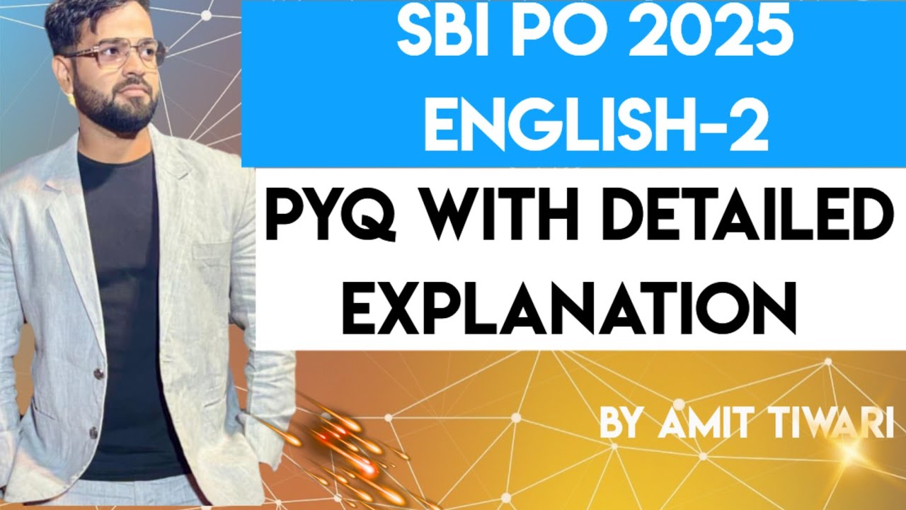 SBI PO 2025 2nd SIFT-2 DETAILED ENGLISH SOLVED PAPEE!! #bankingexam #sbipoenglish #bankingwithamit