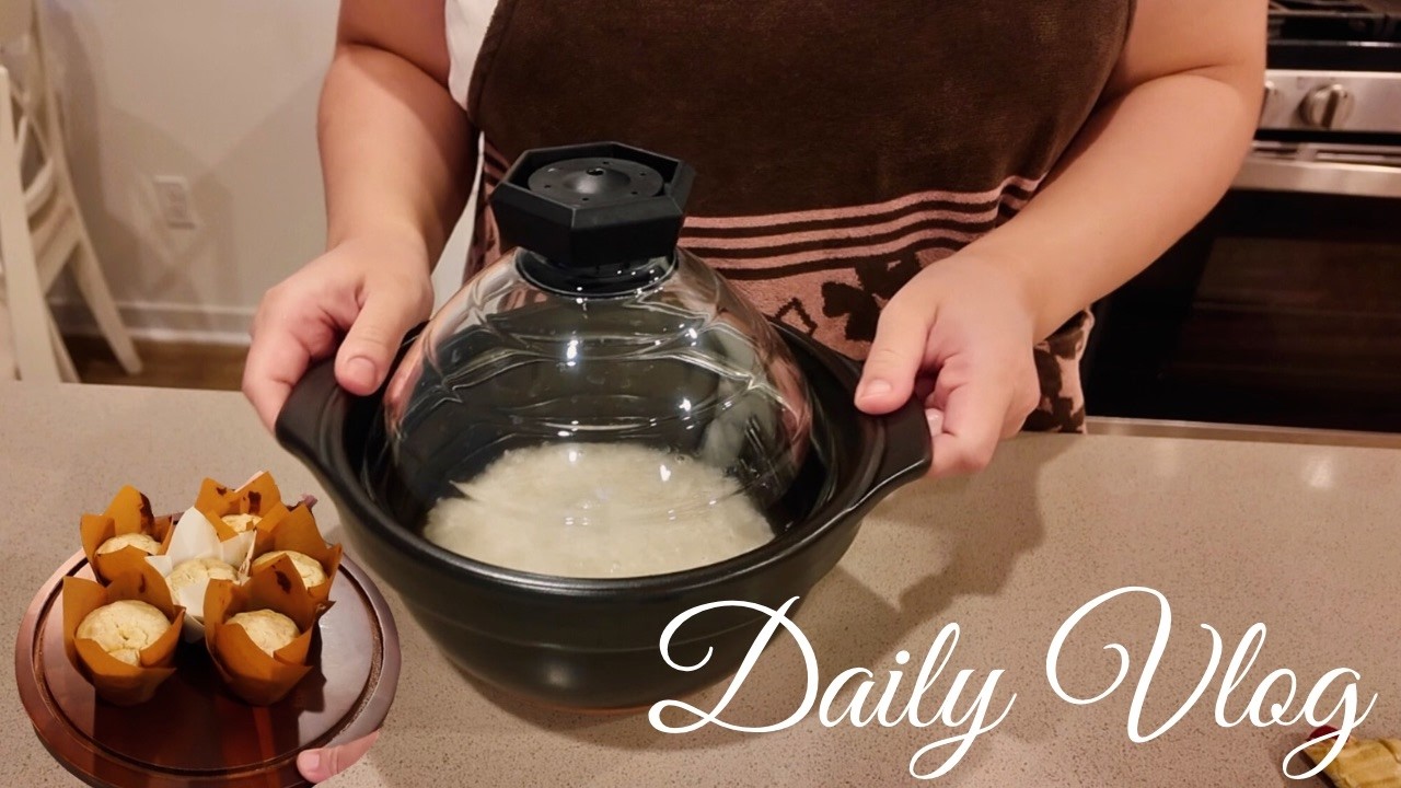 【SoCal🇺🇸Vlog#9】 Instantpot recipes/ Gluten free banana muffins/ Japanese dry curry/ Mopo eggplant