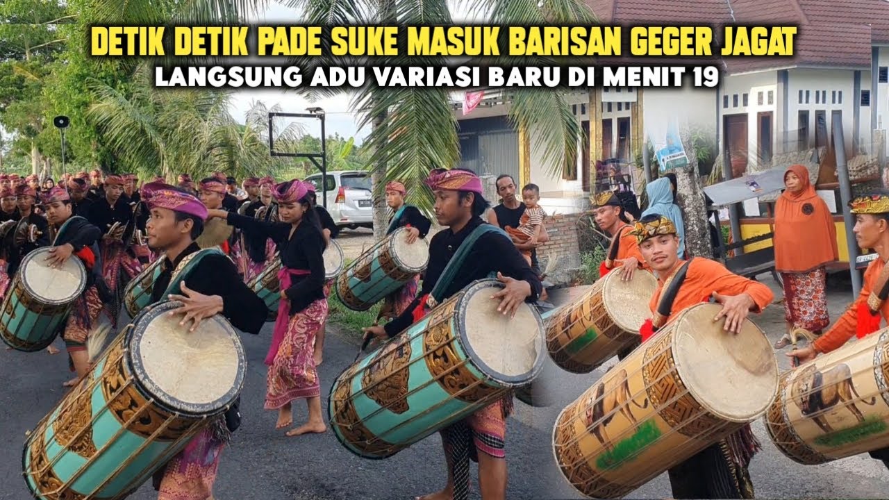 DETIK DETIK GENDANG BELEQ PADE SUKE MASUK BARISAN GEGER JAGAT LANGSUNG ADU VARIASI BARU DI SUKARARA