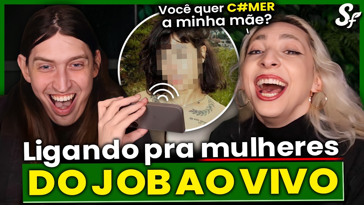 Felca e Beamom ligaram pras DO JOB ao vivo | Sofá do Felca