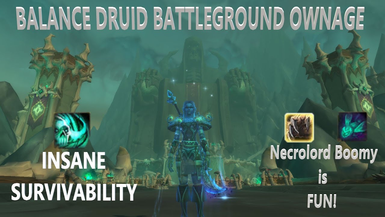 Balance Druid PvP | Necrolord BattleGround Ownage! | Silvershard Mines | WoW Shadowlands 9.1