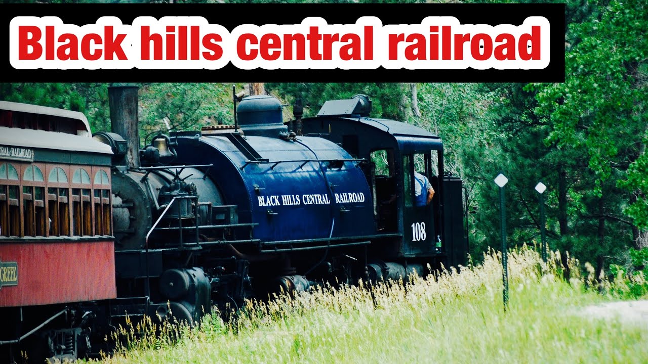 Riding the black hills central railroad through the South Dakotan mountains