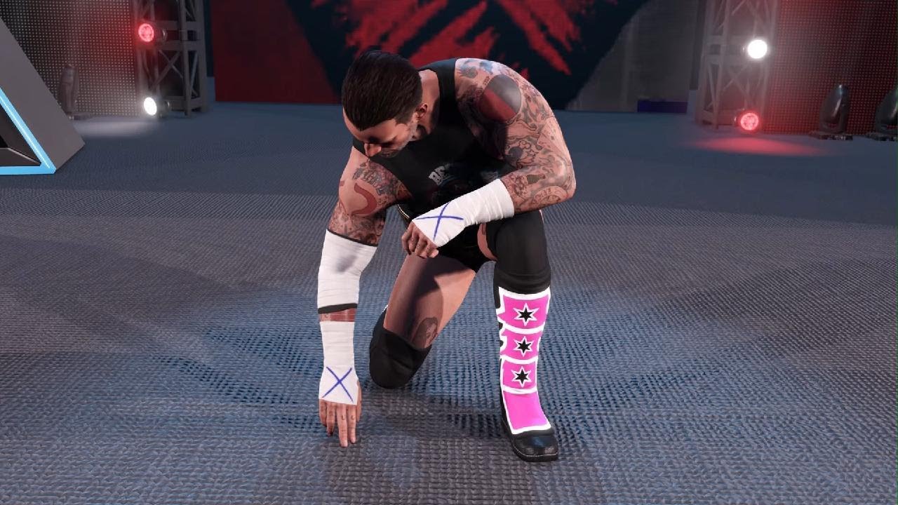 WWE 2K25 CM punk vs Randy orton for world heavy weight champion