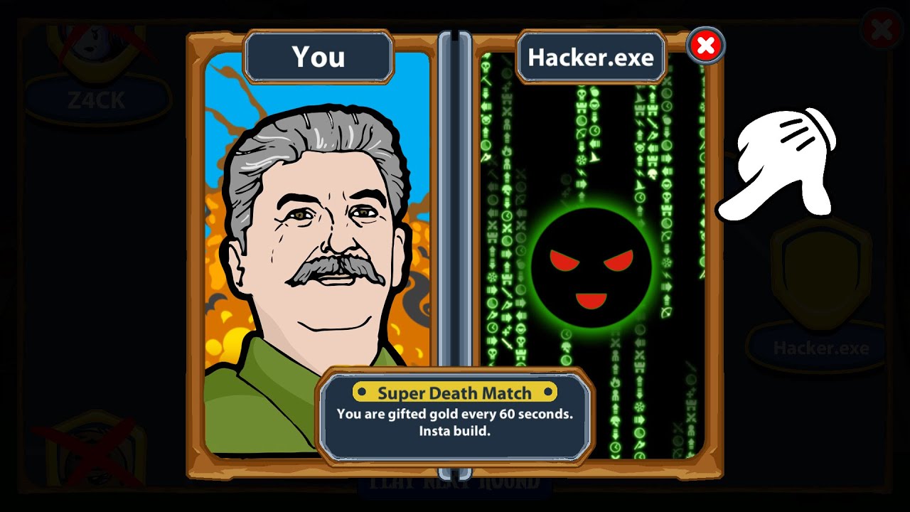 Super Death Match Boss Stalin Vs Hacker.exe | Stick War Legacy Mod Vip Skin