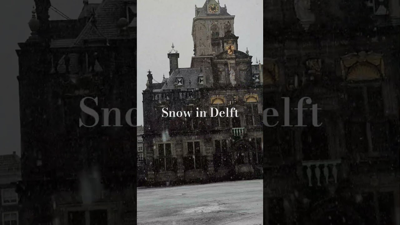 Snow falls in Delft (Day-3 )