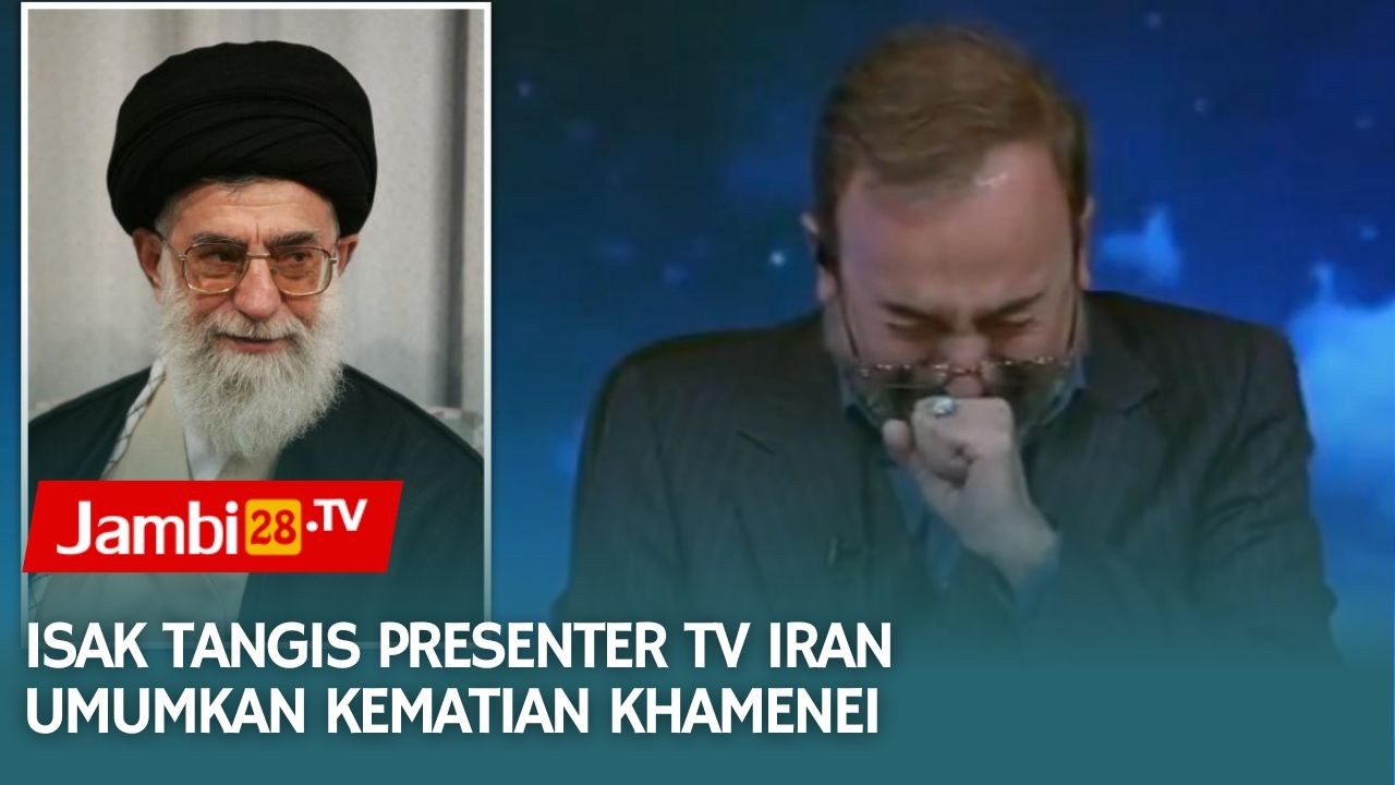 Isak Tangis Presenter Berita TV Iran Saat Umumkan Kematian Khamenei
