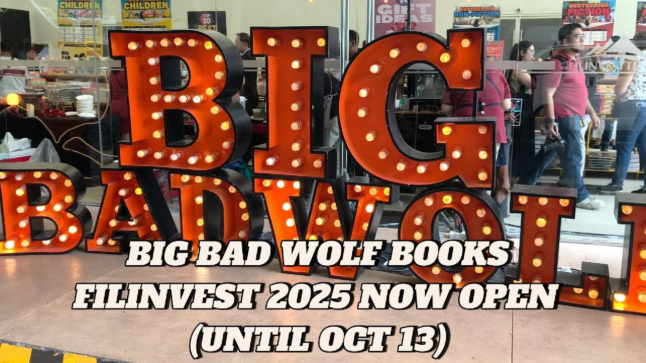 BIG BAD WOLF BOOKS FILINVEST 2025 OPENING!