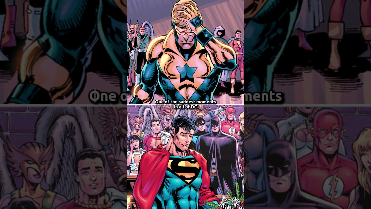 Booster Gold At His Bestfriend's Funeral...