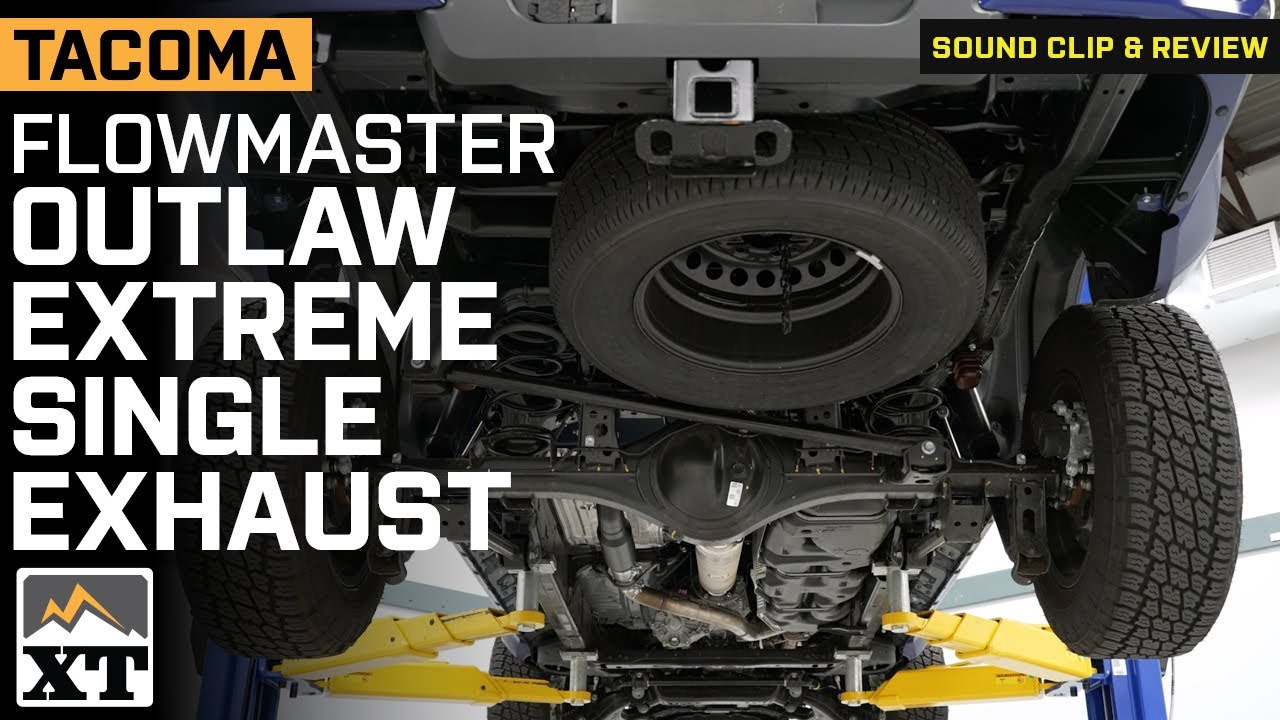 2024-2025 Tacoma Flowmaster Outlaw Extreme Single Exhaust System Review & Sound Clip