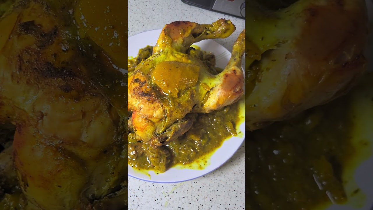 دجاج  محمر  بالدغميرة 👌poulet  rôti