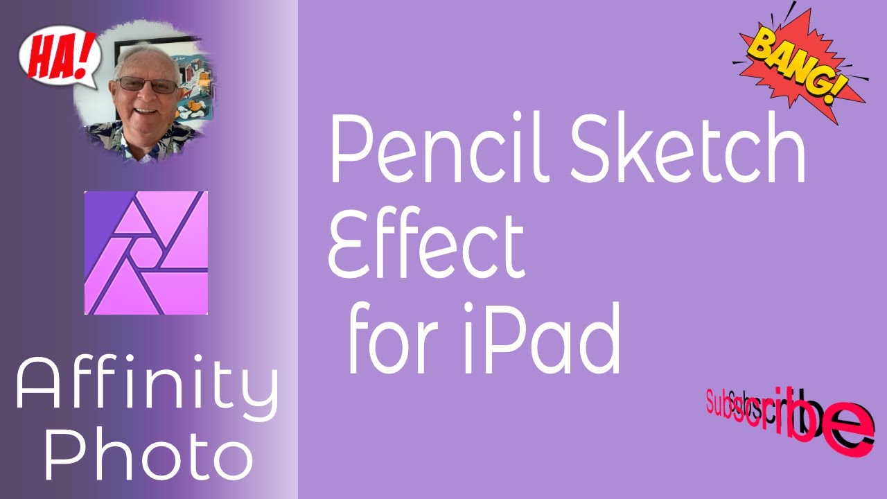 Pencil Sketch Effect in Affinity Photo for iPad