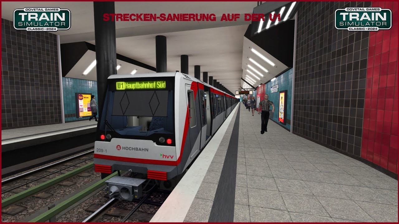 TSC U Bahn Hamburg edStreckensanierung auf der U1