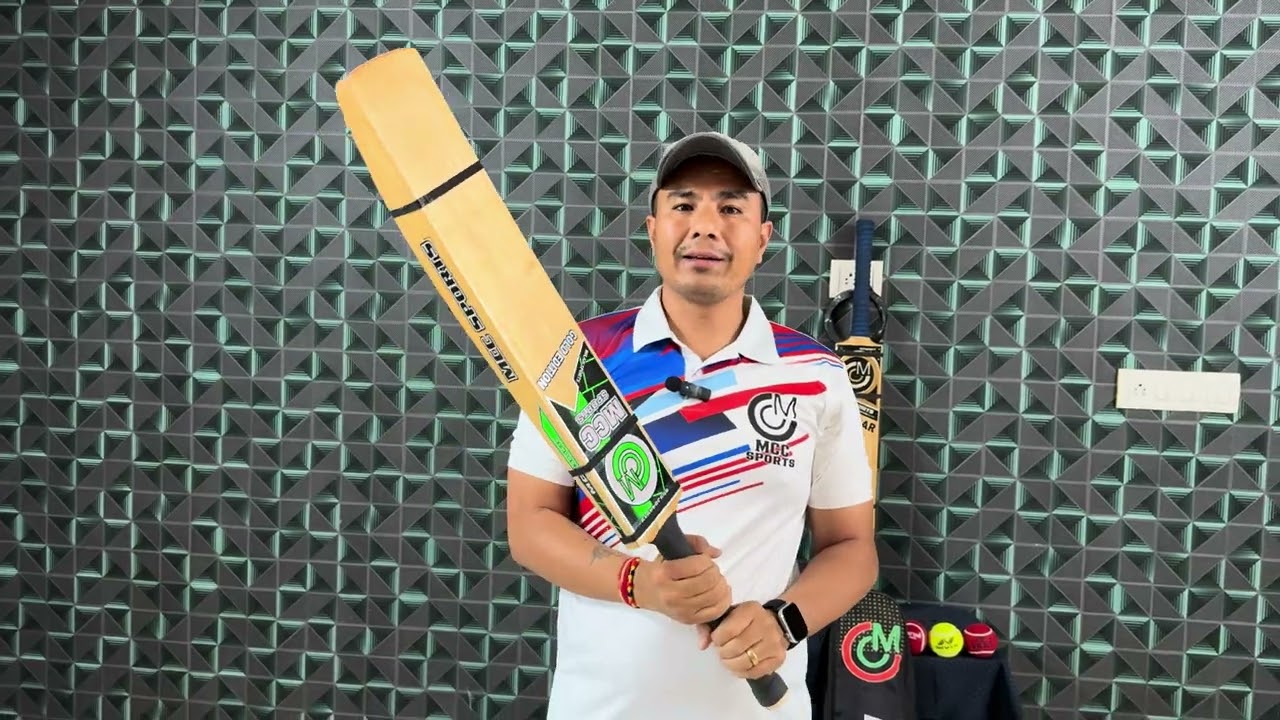 MCC Hard Tennis Bat Review | Best Flat Blade | Kashmir Willow | Made in India | Premium Bat Cover