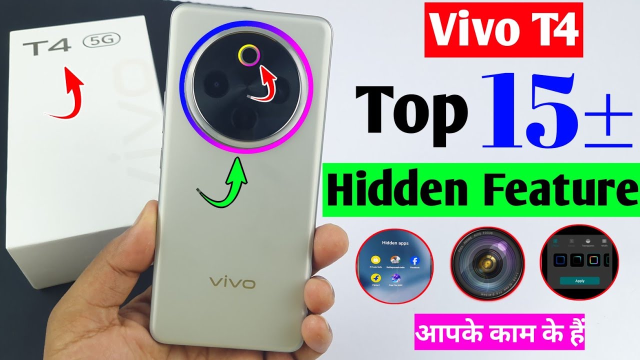 Vivo T4 5G Top 15+ amazing feature | Vivo T4 hidden feature | Vivo T4 5G tips and tricks
