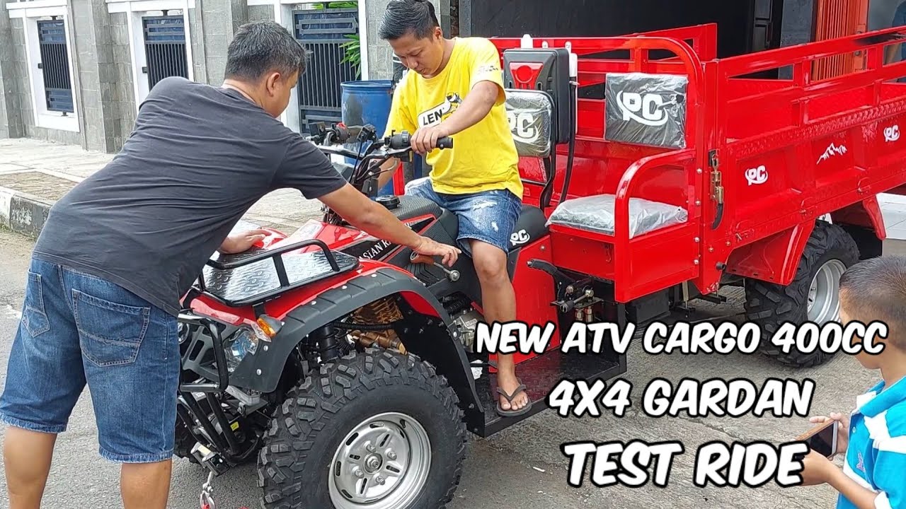 TEST ENGINE ATV CARGO 400CC 4X4