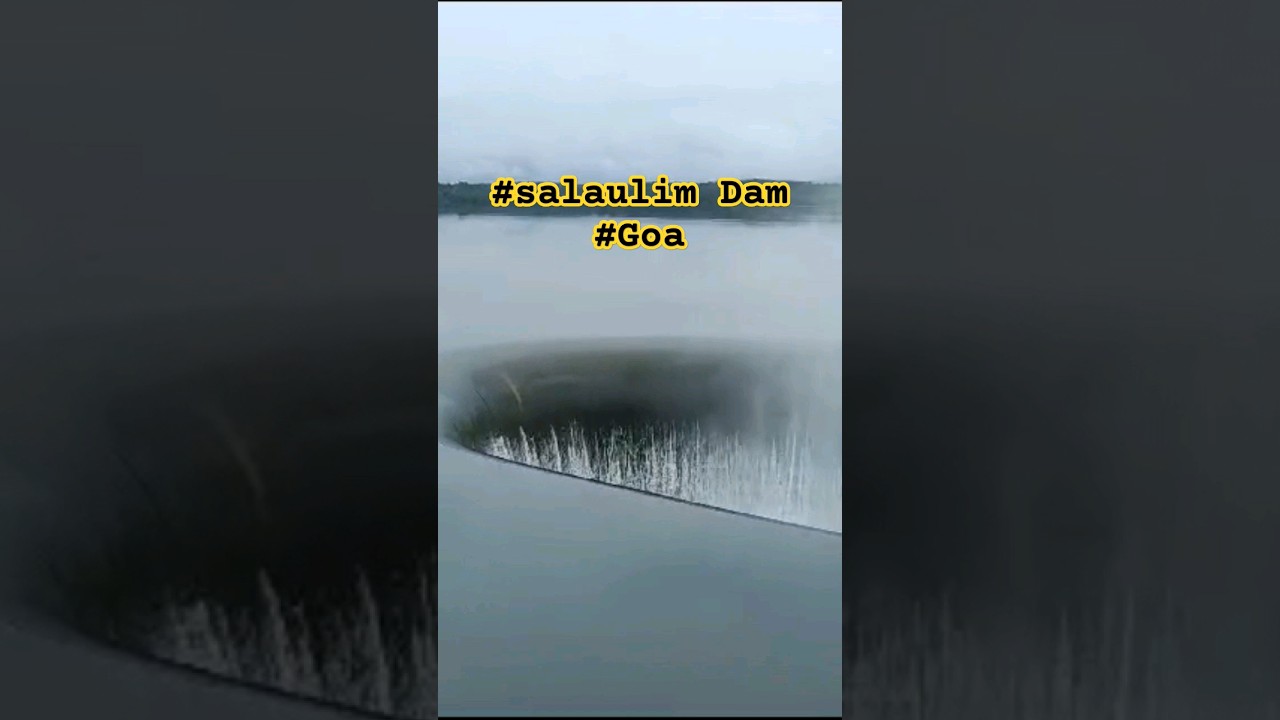 🙂🙂 MOST UNIQUE DAM IN INDIA, SALAULIM DAM IN GOA #goa #southgoa #salaulimdam #explore #shortsfeed