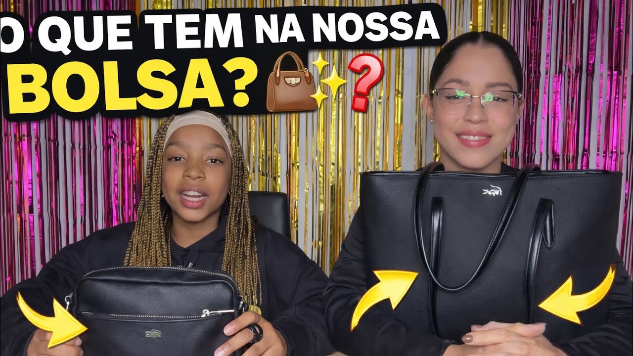 O QUE TEM NA NOSSA BOLSA? | RAISSA E MELISSA