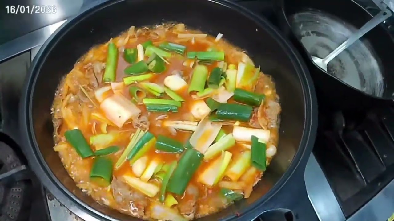 추운날씨에 소고기 당면찌게 하나면 끝