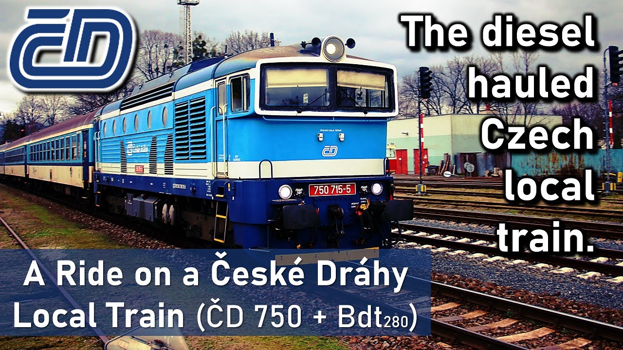 A Ride on a České Dráhy Local Train - From Ostrava to Frýdek-Místek