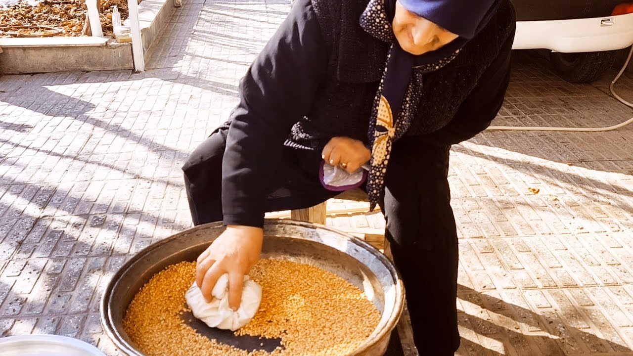 گندم رو تفت بده ببین چه خوارکی مقوی داری!
