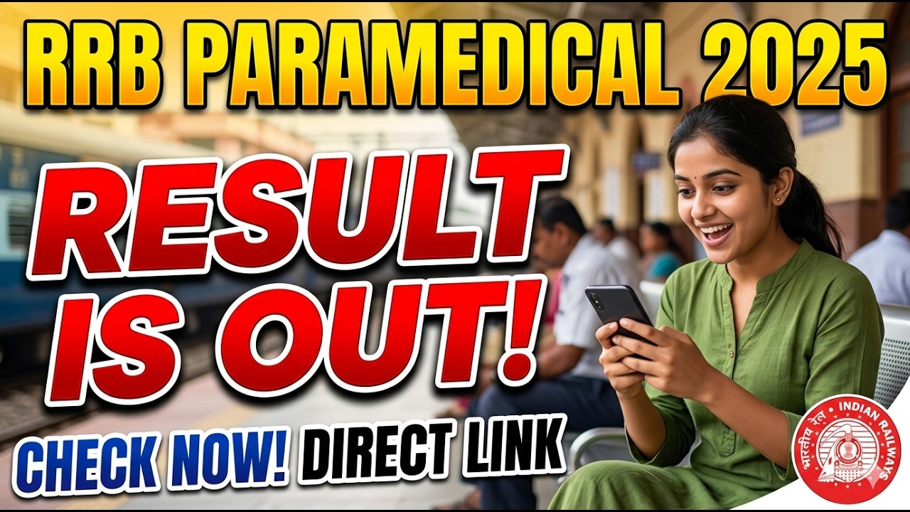 RRB PARAMEDICAL 2025 Result Out | Zone wise Cutoff |Safe Score | RRB Pharmacist Results kaise check