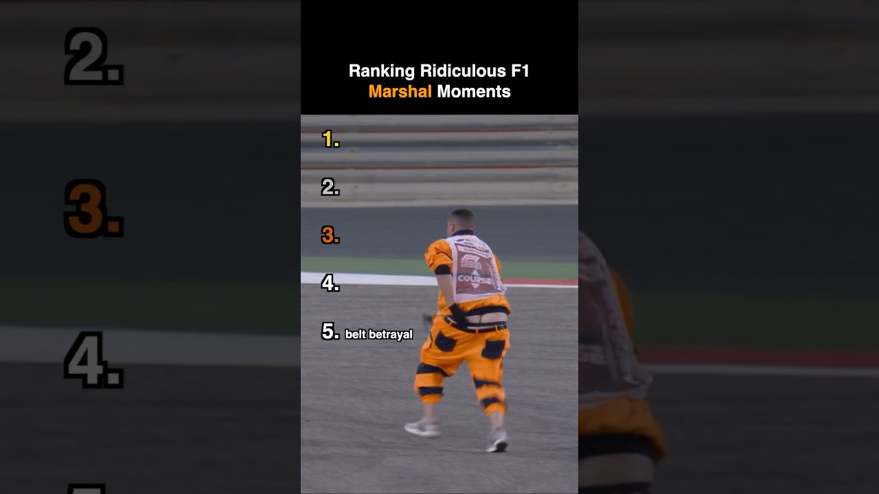 Ranking ridiculous F1 marshal moments&hellip;
