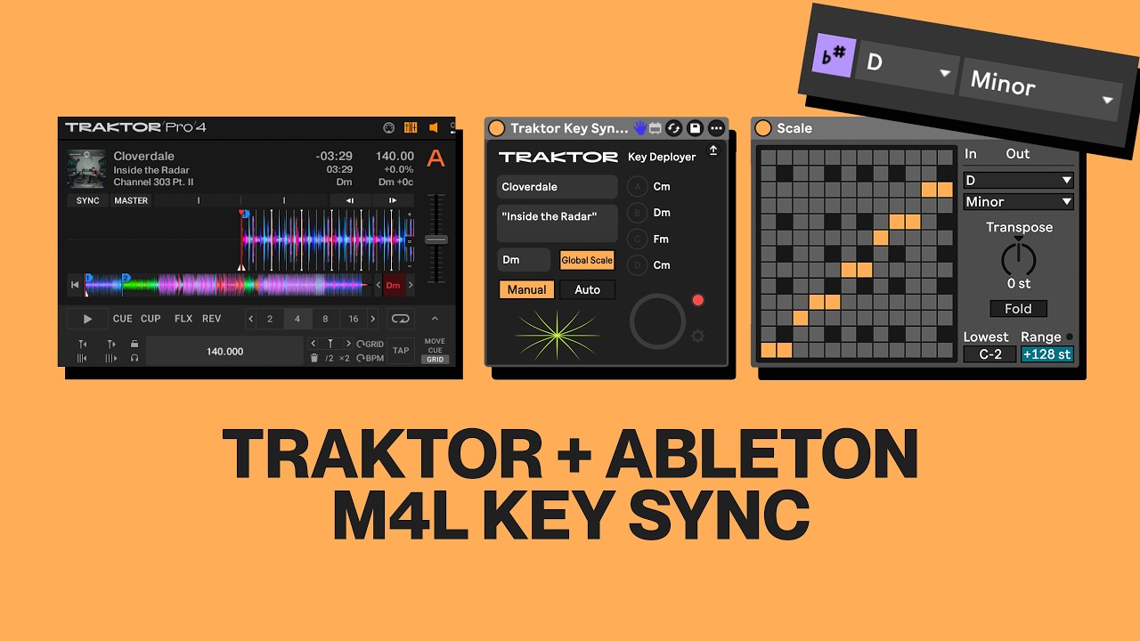 Key Sync для Traktor + Ableton | Max для Live Device