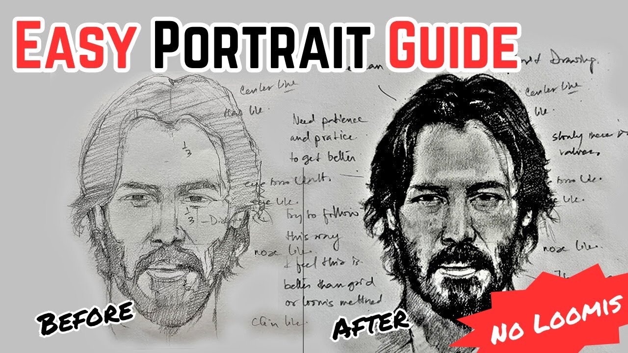 Struggling With Portrait Drawing? Learn Realistic Face Drawing Step by Step