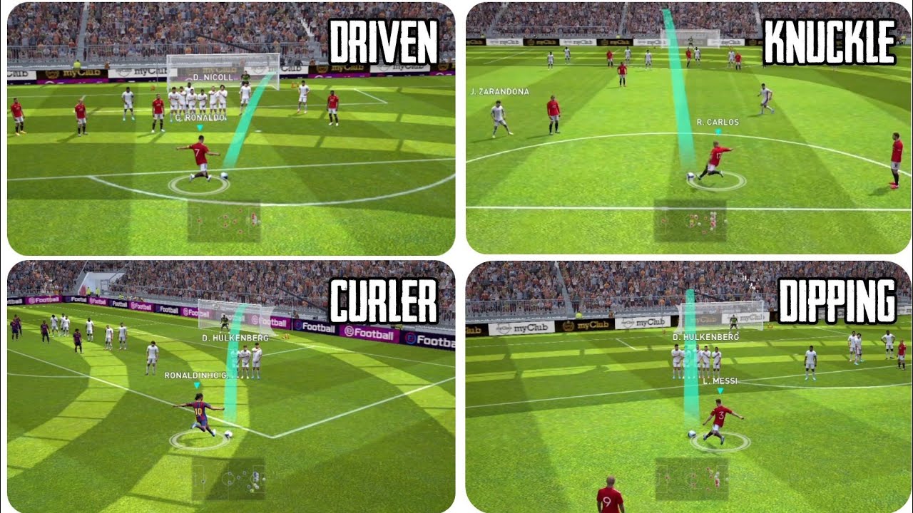6 Types Of Free Kicks You're Missing In Pes 2021 Mobile