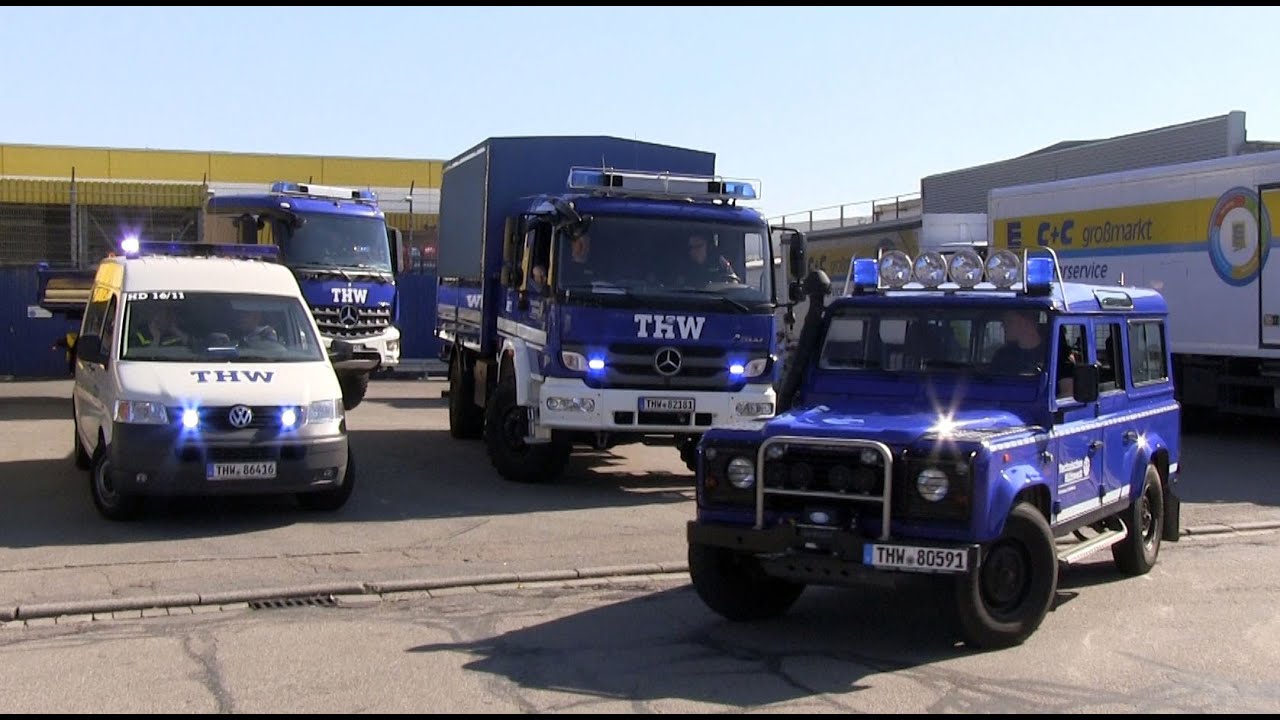 THW Heidelberg & THW Mannheim rückt vom Tag der offenen Tür der Feuerwehr Dossenheim ab