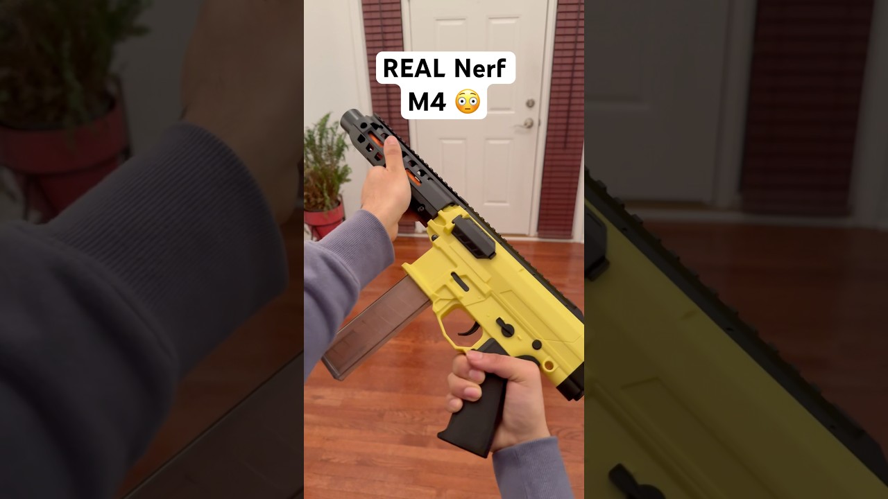 REAL Nerf M4 😳 #shorts