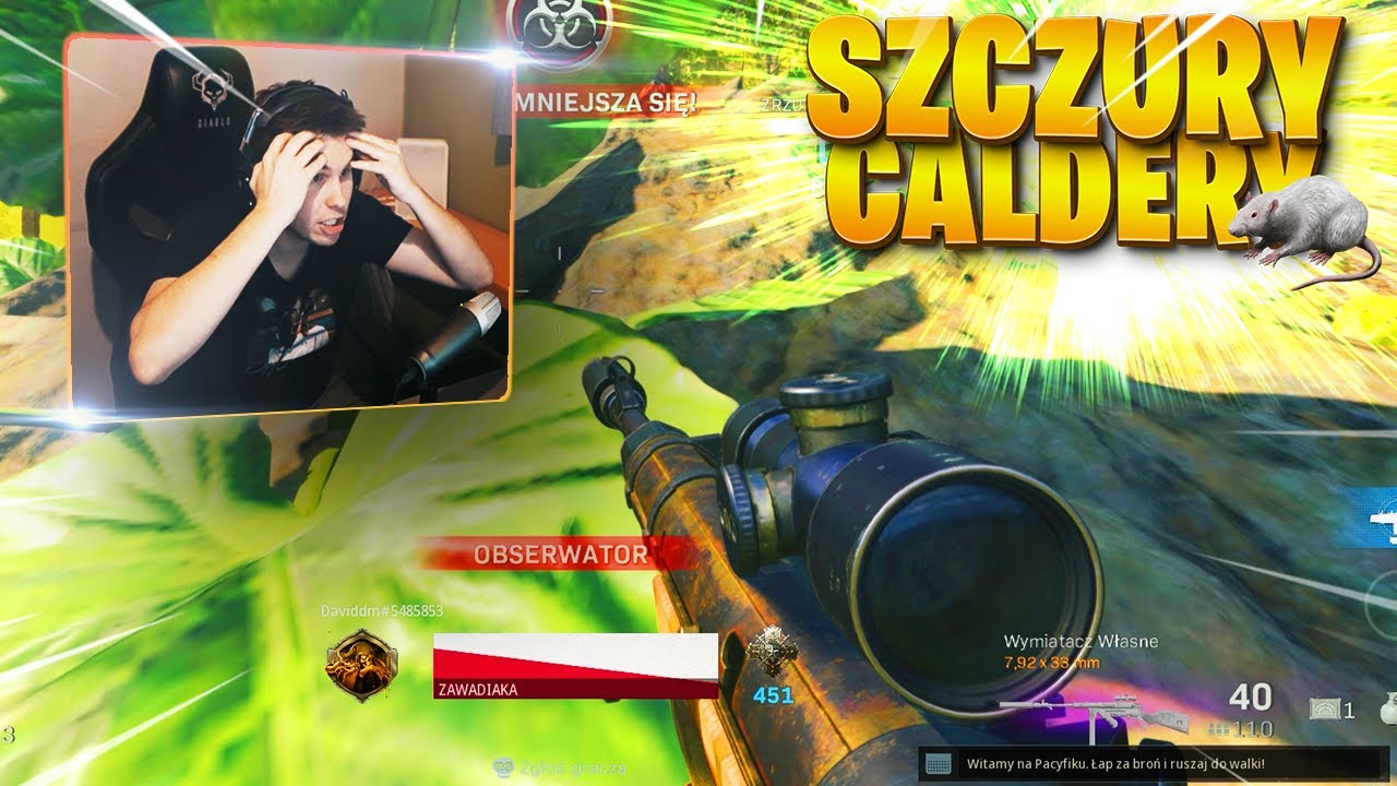 😱 TEN POLAK ROZWALIŁ MI ŁEB... (WARZONE SZCZURY CALDERY) #1