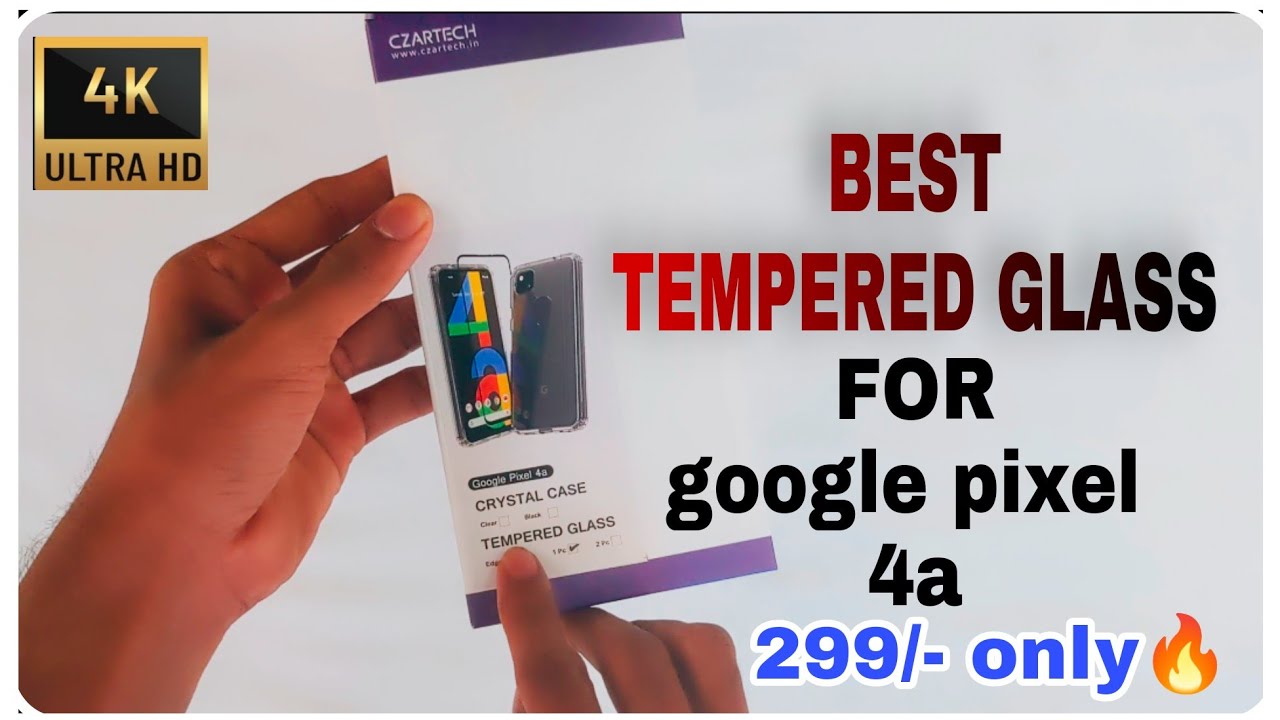 Best Tempered glass for Google pixel 4a🤩 | How to  Apply screen protector 💯 DIY